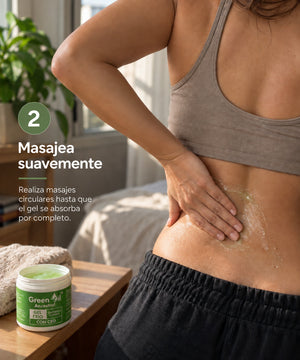 Masajea suavemente